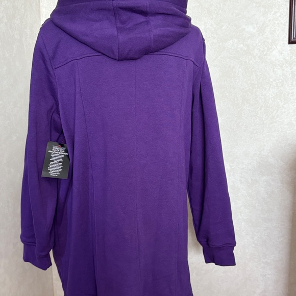 WOMAN WITHIN THERMAL LINED FLEECE HOODIE  NWT - Picture 4 of 8